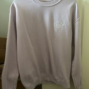 ariana grande “break up with ur gf” crewneck